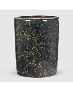 Кашпо керамическое для цветов 38x42см антрацит Shine pots