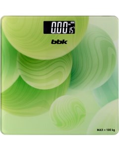 Весы напольные BCS3003G зеленый Bbk