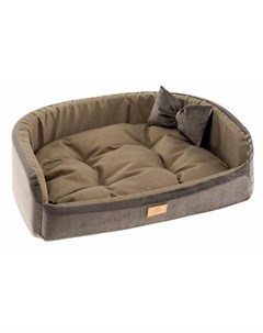 Harris 65 диван кровать для кошек и собак коричневый 64x48xh17 см Ferplast