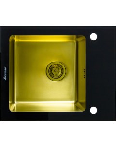 Мойка кухонная Eco Glass SMG 610B Gold Seaman