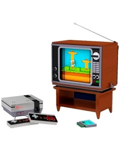 Конструктор KING 10013 телевизор с игровой приставкой NES Денди 2688 деталей Mould king