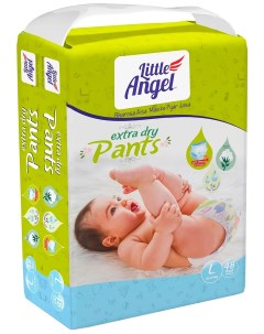 Подгузники трусики Extra Dry 4 L 8 10 кг 48 шт Little angel