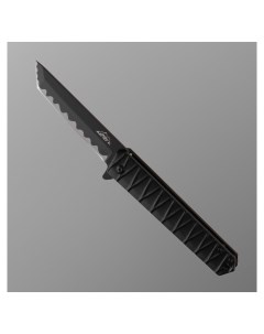 Нож танто складной серебристый клинок 9см Nnb