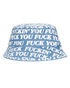 Панама Fuckin Fuck Bucket Hat Medium Wash 2023 Ripndip