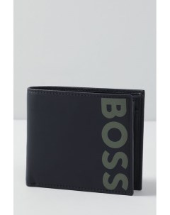 Кожаное портмоне с логотипом бренда Big Boss