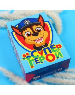 Подарочная коробка складная Paw patrol