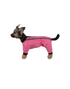 Дождевик для собак Мартин девочка розовый 5 37см размер XXL Dogmoda