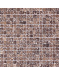 Мозаика Pietrine 4 мм Emperador Dark MAT 30 5x30 5 см Caramelle mosaic