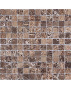 Мозаика Pietrine 4 мм Emperador Dark MAT 29 8x29 8 см Caramelle mosaic