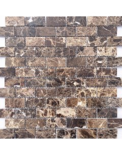 Мозаика Pietrine 4 мм Emperador Dark POL 29 8x29 8 см Caramelle mosaic