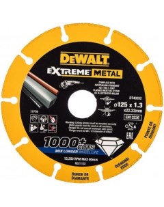 Алмазный диск отрезной по металлу DT40252 QZ 125mm Dewalt