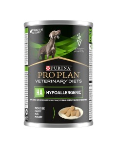 Veterinary Diets HA Hypoallergenic Влажный диетический корм консервы для собак при пищевой неперенос Pro plan veterinary diets