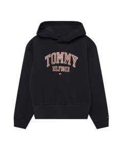 Хлопковое худи с логотипом Tommy hilfiger