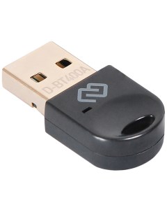 Адаптер USB Bluetooth 4 0 EDR class 1 5 20 м черный D BT400A Digma