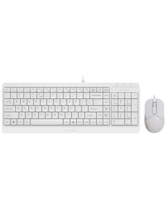 Комплект мыши и клавиатуры Fstyler F1512 USB белый белый A4tech