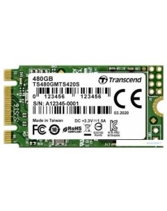 SSD накопитель 480ГБ M 2 2280 SATA III TS480GMTS420S Transcend