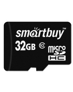 Карта памяти MicroSDHC 32GB Class10 Smartbuy