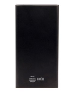 Аккумулятор внешний портативный CS PBFSJT 10000 10000mAh 2 1A 2 USB черный Cactus