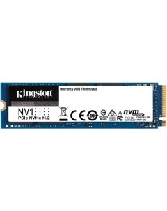 Накопитель SSD M 2 2280 SNVS 250G NV1 250GB NVMe PCIe Gen 3 0 x 4 2100 1100MB s 60TBW Kingston