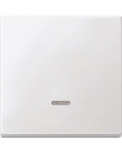 Клавиша MTN438019 Merten 1 ая с подсветкой термопласт IP20 белая Schneider electric