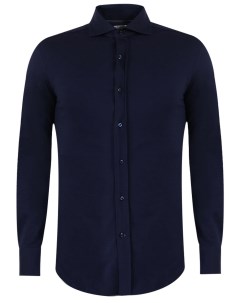 Рубашка хлопковая Slim Fit Brunello cucinelli