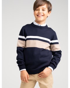 Джемпер трикотажный классический школьный вязаного кофта рубашка футболка поло кардиган школьника ко Playtoday