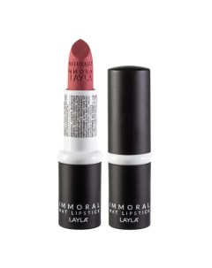 Помада для губ матовая Immoral Mat Lipstick 2248R24 002 N 2 1936 4 г Layla cosmetics (италия)