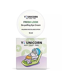 Крем сыворотка для увлажнения и тонуса кожи вокруг глаз Fresh Look 15 мл Younicorn