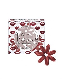 Nano Marilyn Monred Резинка для волос утонченная красная Invisibobble