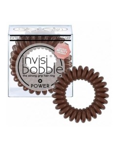 Power Pretzel Brown Резинка браслет для волос коричневая Invisibobble