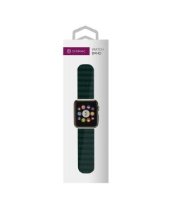 Ремешок Elegant Leather Loop для Apple Watch 4 40mm Forest Green Devia