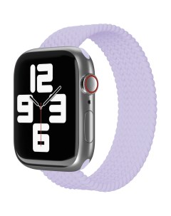 Ремешок нейлоновый плетёный для Apple Watch 38 40 41 L XL 2шт фиолетовый Vlp