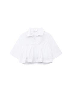 Хлопковая блузка Msgm kids