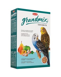 Корм для птиц Grandmix Cocorite для волнистых попугаев 1кг Padovan