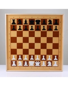 Шахматы и шашки 70х70 см Десятое королевство