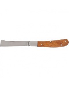 Нож садовый 79002 складной копулировочный 173 мм деревянная рукоятка Palisad