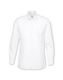 Рубашка мужская с длинным рукавом Collar белая размер 48 188 No name