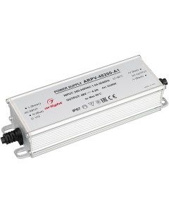 Блок питания ARPV 48200 A1 48V 4 2A 200W IP67 Металл 3 года 034690 Arlight