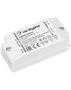 Блок питания ARV SN24008 B 24V 0 33A 8W IP20 Пластик 3 года 033274 Arlight