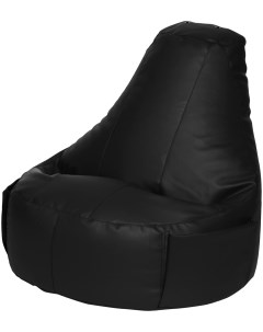 Кресло Комфорт Черное ЭкоКожа Классический Dreambag