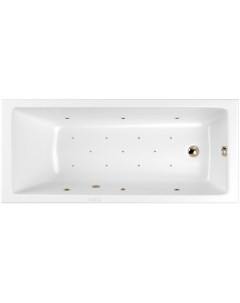 Акриловая ванна Wave Slim 180x80 0111 180080 100 RELAX BR с гидромассажем Whitecross