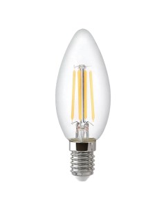 Лампа светодиодная филаментная E14 11W 6500K свеча прозрачная TH B2371 Thomson