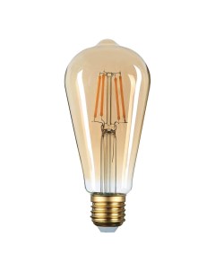Лампа светодиодная филаментная E27 7W 2400K прямосторонняя трубчатая прозрачная TH B2129 Thomson