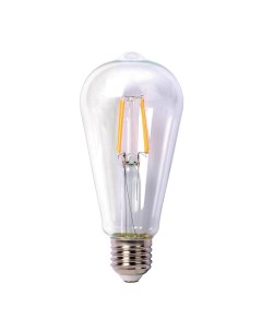 Лампа светодиодная филаментная E27 7W 4500K прямосторонняя трубчатая прозрачная TH B2106 Thomson