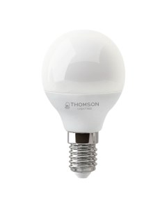 Лампа светодиодная E14 8W 6500K шар матовая TH B2316 Thomson