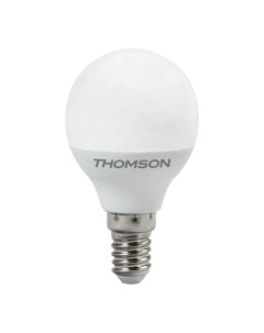 Лампа светодиодная E14 4W 4000K шар матовая TH B2102 Thomson