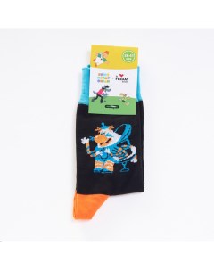 Чёрные носки с мульт героем Friday socks