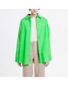 Зелёная рубашка oversize Evetstorezz