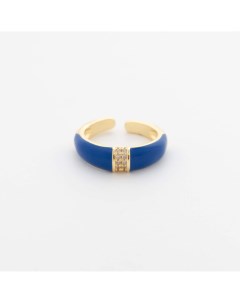 Синее круглое кольцо Dashkova.jewelry