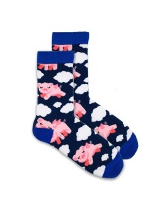 Носки Niceee Крылатая хрюша 35 40 Krumpy socks